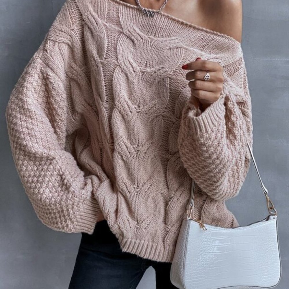 CASUAL DOLLZ  Cable Knit Sweater - Picture 6 of 7